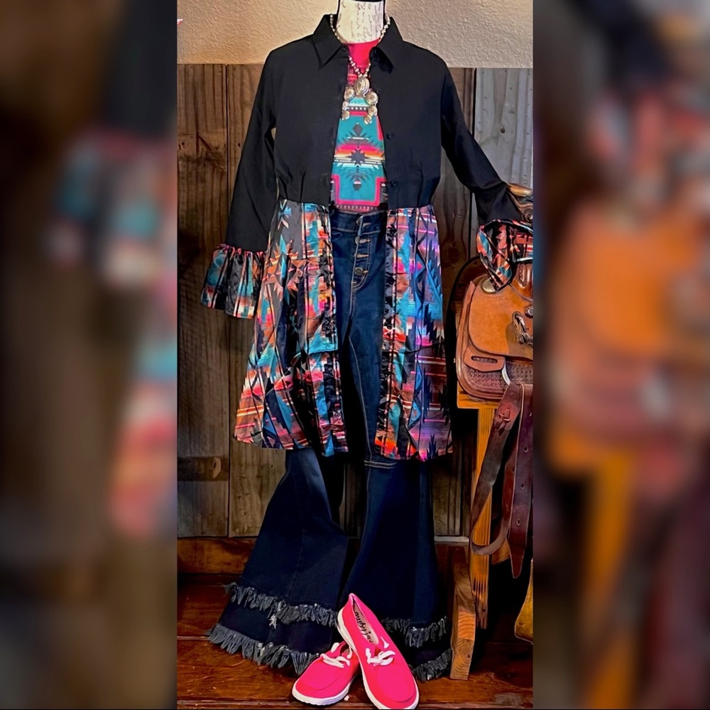 COPY - Aztec Cardigan Dress